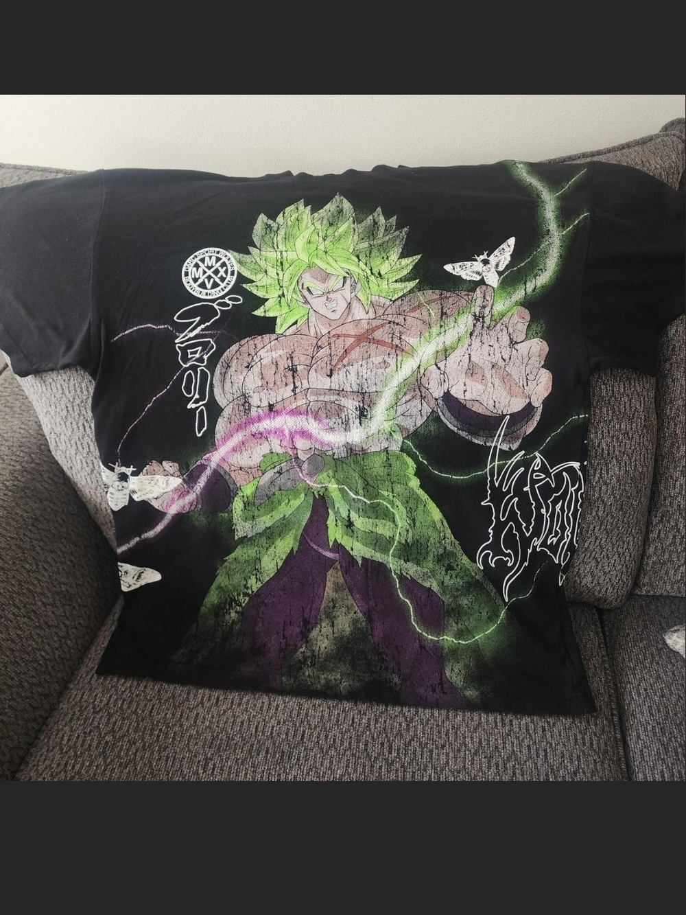 Darc Sport x Dragon Ball Z "Full Power" Broly Oversized T-shirt - Medium
